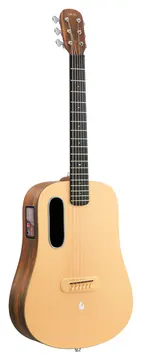 Lava Music Lava Me 4 Serie Abete 36'' Marrone venatura del legno e Burlywood - con Lite Bag