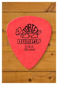 Dunlop Picks - Tortex Standard Red 0.50mm - Pack 12