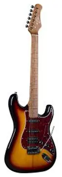 Eko ST-451 Transparent Sunburst Chitarra Elettrica HSS