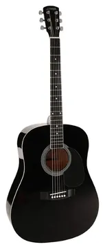 Nashville gsd 60bk chitarra acustica dreadnought nera
