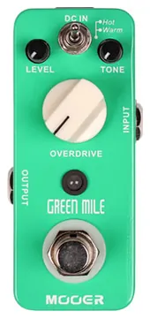 Mooer MOD1 Green Mile Overdrive Effects Pedal