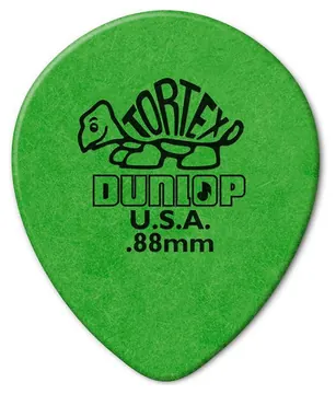 Dunlop Tortex Teardrop .88mm Pick Set of 6