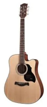 Richwood Master Series D40CE Electro Acoustic Handmade Dreadnought guitar, Solid Spruce, Gloss
