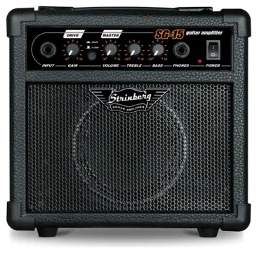 Strinberg Caixa Amplif. P/ Guitarra Strinberg SG15BK Preta