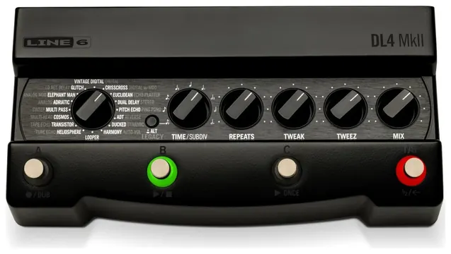 Line6 DL4 MKII Limited Edition Blackout Effetto delay per chitarra e basso