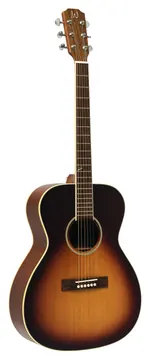 J.N GUITARS EZR-OM Akoestische gitaar, orchestra model, met massief cederhouten bovenblad
