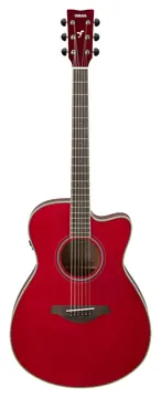 Yamaha FSCTAVT TransAcoustic FS Cutaway Ruby Red Chitarra Acustica Elettrificata