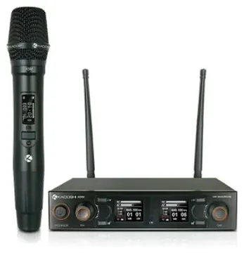 Kadosh Microfone Kadosh K502t Uhf Duplo de Mão + Headset C/ Bateria Lithium (3498)