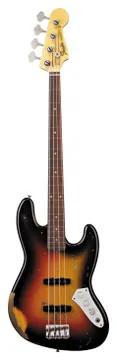 Fender custom shop Jaco Pastorius Tribute Fretless Jazz Bass touche palissandre 3-Color Sunburst