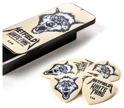 Dunlop James Hetfield's White Fang Pick Tin - 1.14mm