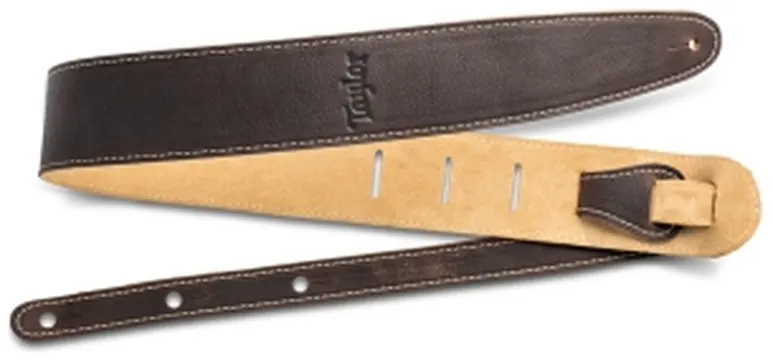 Taylor Leather Guitar Strap Chocolate Brown 4101-25