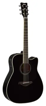 Yamaha FGX820C BK Black Chitarra Acustica Elettrificata Cutaway Nera