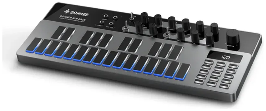 Donner B1 Syn Bass Synthetiseur ET Sequenceur Analogique DE Basse