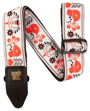 Ernie Ball 4689 Tracolla Red Bird Winter Jacquard 2021