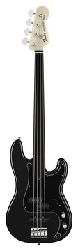 Fender Tony Franklin Fretless Precision Bass, Ebony Fingerboard, Black
