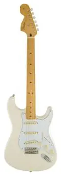 Fender Jimi Hendrix Stratocaster mn olympic white con borsa