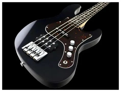 FGN J Standard, Mighty Jazz JMJ2ALR Black Bass Guitar