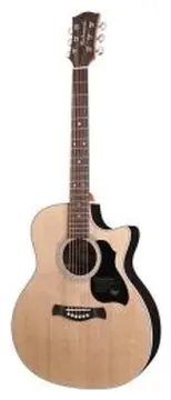 Richwood Master Series G60CE Handmade Electro Acoustic Grand Auditorium Guitar, Solid Spruce