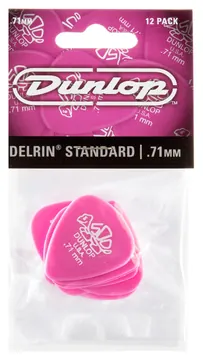 Dunlop 41P.71 Delrin 500 Standard 12/Play Pack Picks