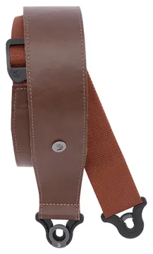 D'Addario Gitarrengurt Comfort Leather Auto Lock 2,5" Brown