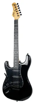 Tagima TG500 BK LH Preta E/BK TW Series Stratocaster Canhota