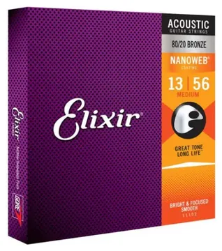 Elixir Encordoamento Elixir Violão Aço 0.13 80/20
