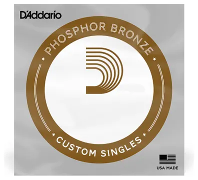 D'Addario D´Addario PB052 Einzelsaite für Westerngitarre