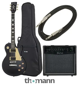 Harley Benton SC-400 SBK Vintage Seri Bundle