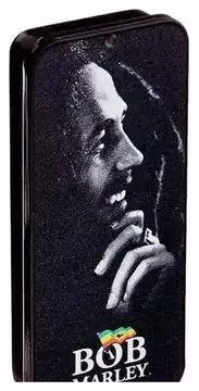 Dunlop – Bob Marley – Silver Portrait Pick Tin – 6 Picks – Heavy