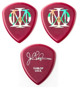 Jim Dunlop 548PJP200 John Petrucci Flow Picks Pack Plektum (3 Stück) oxblood, 2.00mm
