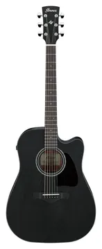 Ibanez AW1040 Cutaway Electro Acoustic Weathered Black