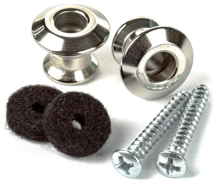 Dunlop Dual Design Strap Button Set | Nickel