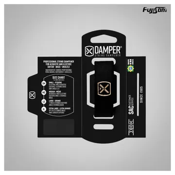 Ibox Abafador DE Cordas Damper Ibox P/baixo DTMD-20 Premium Medio Preto