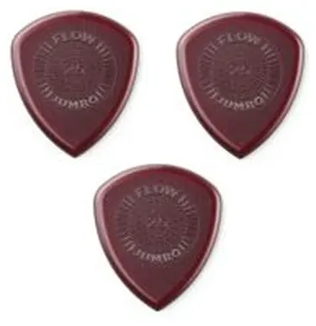 Blister plettri Dunlop Flow 547P2.5 jumbo 2,5mm grip 3pz