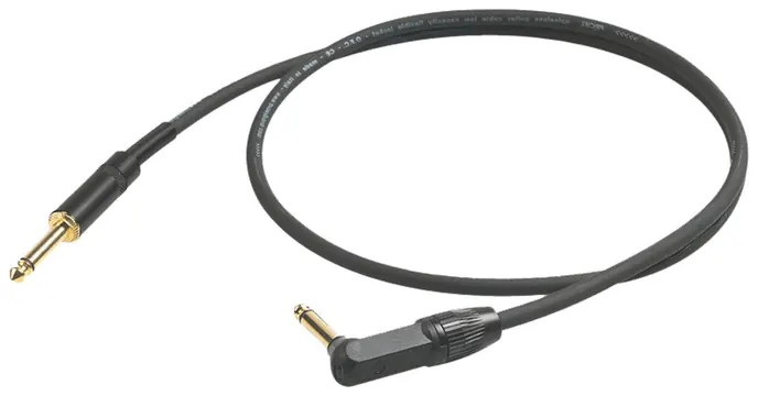 Proel CHL120LU1 Cavo Jack Mono 6.3 a Jack Mono 6.3 Angolo 1mt
