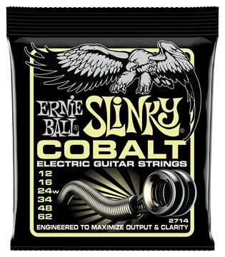 Ernie Ball 2714 Slinky Cobalt Mammoth 012-062 Saiten für E-Gitarre