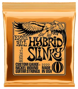 Ernie Ball 2222 Hybrid Slinky Nickel Wound Electric Guitar Strings