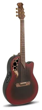 Ovation ADAMAS by OVATION 2087GT Deep Contour Cut (USA) Elektro-Akustik-Gitarre inkl. Case, reverse red bu