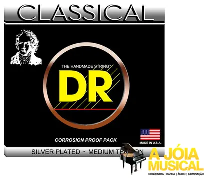 DR Strings Encordoamento DR Strings RNS-PLUS Violão Classical Nylon