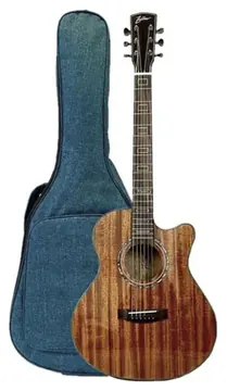 Zellmer Pilgrim Elétrico Mahogany Fosco + Capa