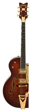 Gretsch G6136TGQM-59 Limited Edition Quilt Classic Falcon Bigsby EB Forge Glow