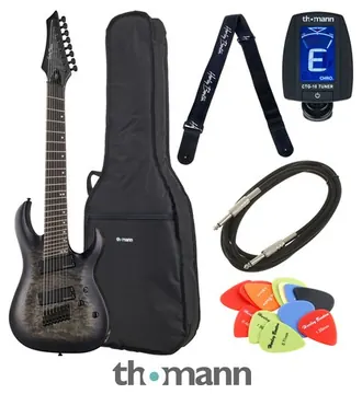 Harley Benton MultiScale-8 QBB Bundle
