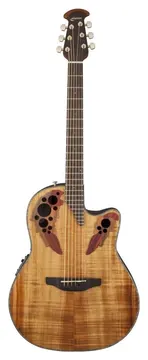Ovation Celebrity Elite Plus Mid Cutaway Figured Koa CE44P-FKOA-G
