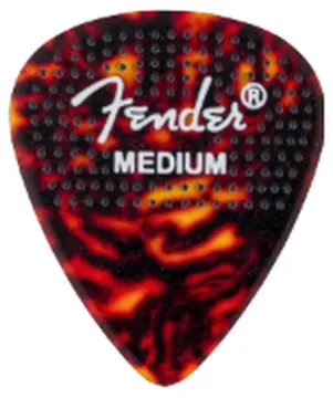 Fender 351 Dotted Celluloid Picks, 12-Pack, Medium