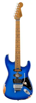 EVH Limited Edition Frankenstein Relic Series Maple Fingerboard Blueburst