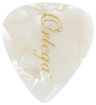 Ortega OGP-WP-M10 Plektren White Pearl Medium 10 Stück