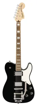 Squier Paranormal Troublemaker Telecaster DLX Bigsby LRL Parchment PG Black