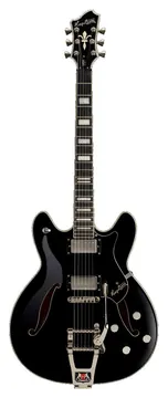 Hagstrom Tremar Viking Deluxe Black Gloss