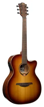 Lag T118ABCE-BRS auditorium bevel cutaway electro brown shadow