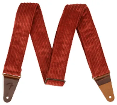 Fender Corduroy Straps Antique Cherry
